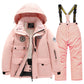 Kids Waterproof Windproof Ski Suit - Warm Snow Play Coat