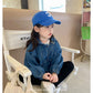 Girls Denim Hooded Jacket - Korean Zipper Coat
