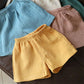 Baby Cotton Linen Summer Shorts - Thin Solid Color Pant
