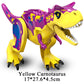 Jurassic Dinosaur Building Blocks Set - Raptor and T-Rex Figure Bricks