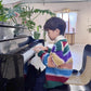 Boys Striped Knit Cardigan - Retro Rainbow Autumn Sweater
