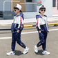 Teen Boys Hooded Tracksuit Set - Zipper Jacket and Striped Pants