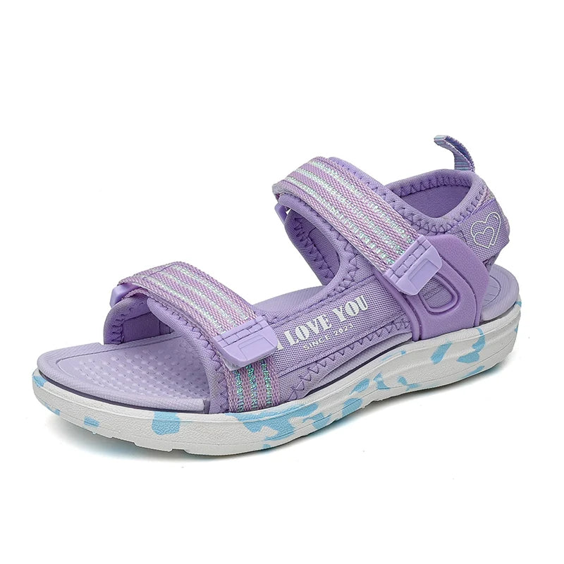 Girls Lightweight Non Slip Beach Water Sandals