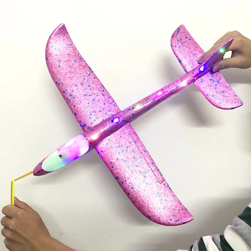 Foam Plane Glider Toy - 33/50CM Hand Throw Outdoor Airplane