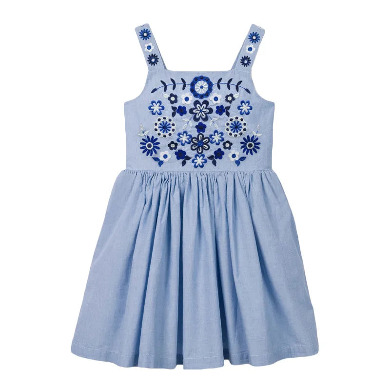 Baby Girls Cotton Summer Dress - Lovely Toddler Style