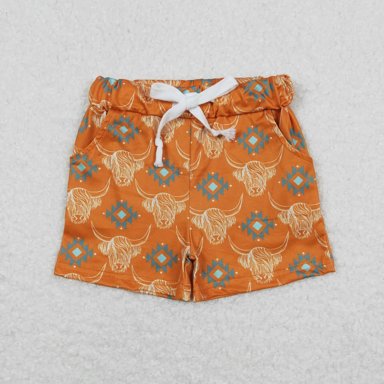 Toddler Boys Camo Pocket Shorts - Elastic Waist Summer Pant