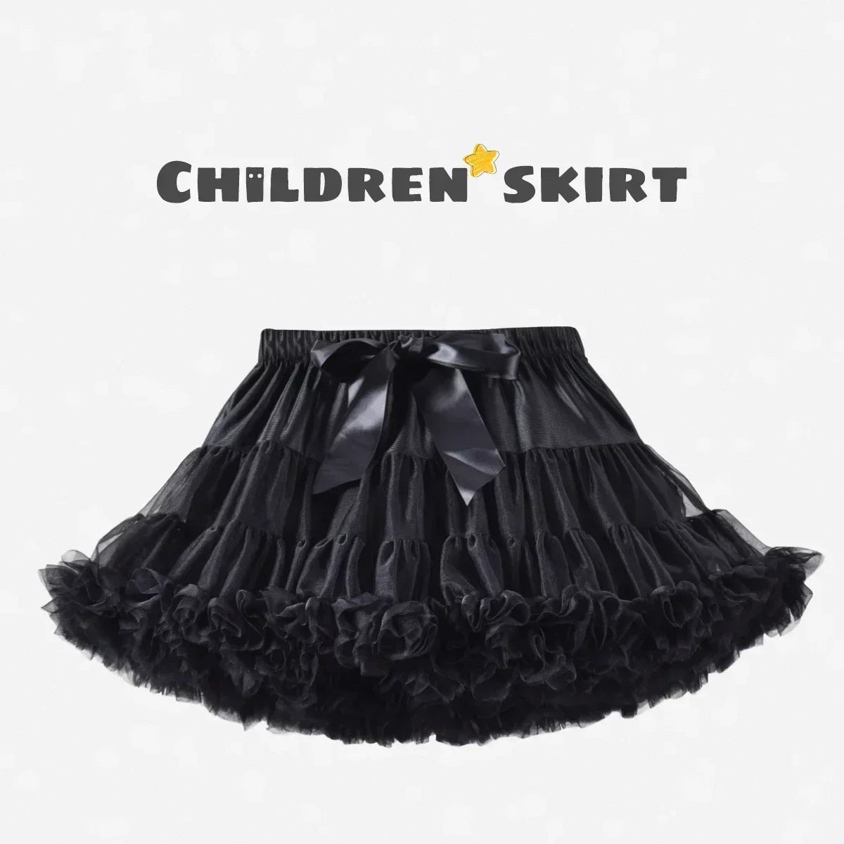 Girls Fluffy Tulle Tutu Skirt for Parties and Ballet