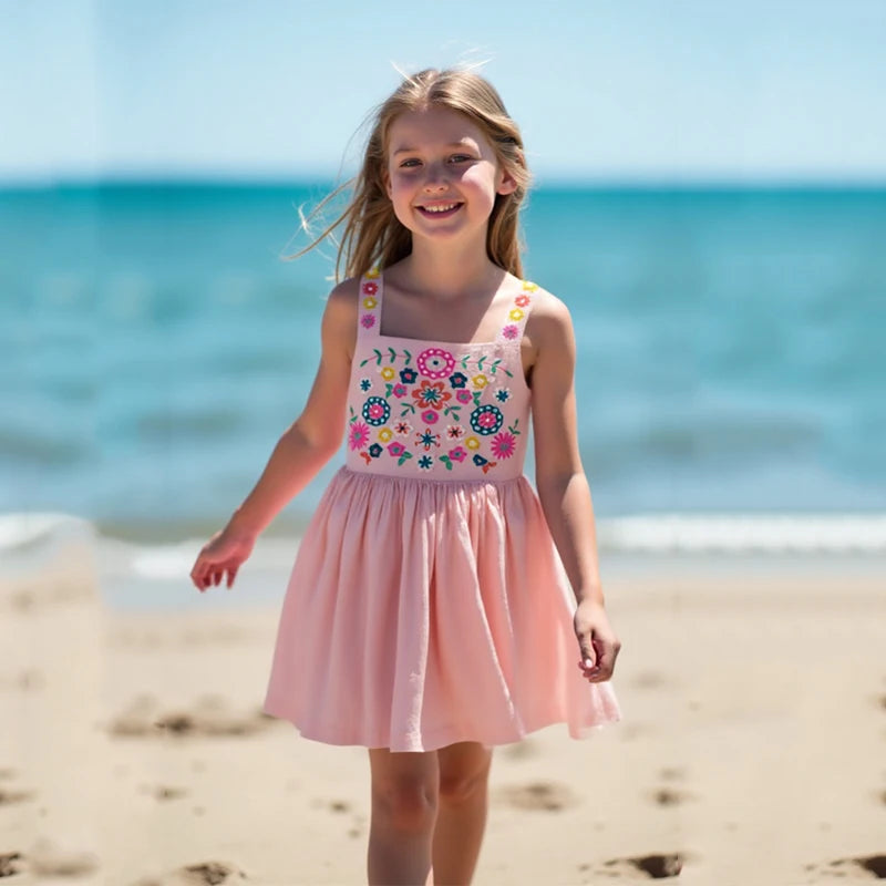 Baby Girls Cotton Summer Dress - Lovely Toddler Style