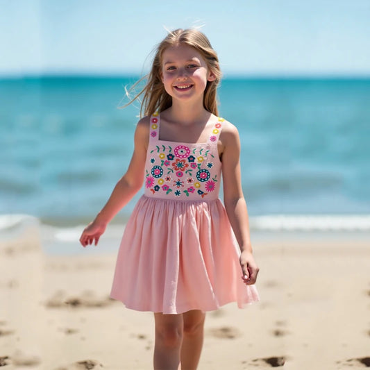 Baby Girls Cotton Summer Dress - Lovely Toddler Style