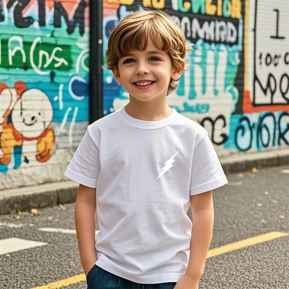 Teen Boys Headphone Print T-Shirt - Cotton Blend DJ Graphic Tee