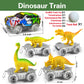 Dinosaur Flexible Race Track Set - Flash Light Car Educational Toy