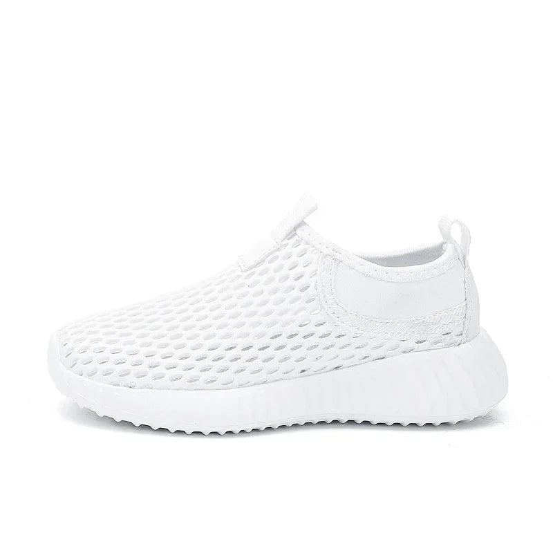 Kids Breathable Tennis Sneakers - Summer Mesh Running Shoes