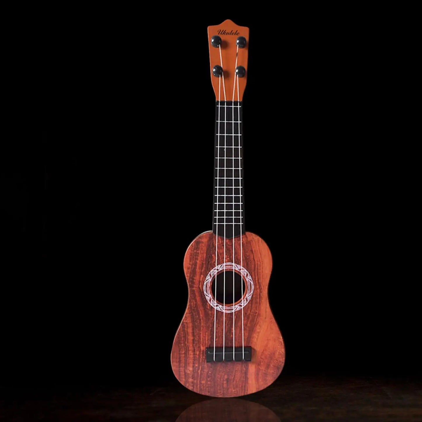 21-Inch Soprano Ukulele Toy - 4-String Beginner Instrument
