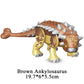 Jurassic Dinosaur Building Blocks Set - Raptor and T-Rex Figure Bricks