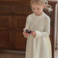 Girls Knitted Long Sweater Dress - Autumn Winter Style
