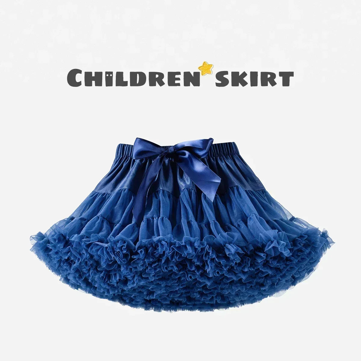 Girls Fluffy Tulle Tutu Skirt for Parties and Ballet