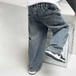 Boys Wide Straight Leg Jeans - Cotton Sports Denim Pants