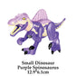 Jurassic Dinosaur Building Blocks Set - Raptor and T-Rex Figure Bricks