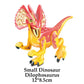 Jurassic Dinosaur Building Blocks Set - Raptor and T-Rex Figure Bricks