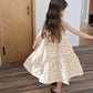 Girls Polka Dot Skirt Vest Dress - Casual Summer Outfit