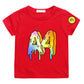 Kids Donut Graphic T-Shirt - Cotton Summer Short Sleeve Top