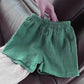 Baby Cotton Linen Summer Shorts - Thin Solid Color Pant
