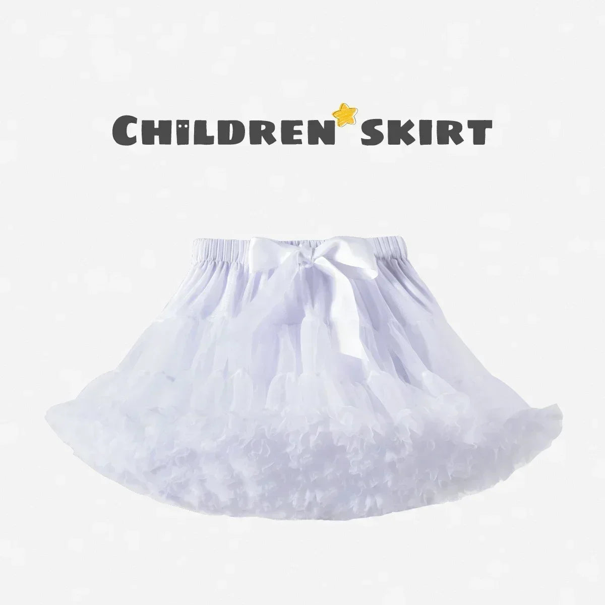 Girls Fluffy Tulle Tutu Skirt for Parties and Ballet