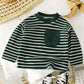 Baby Striped Long Sleeve T-Shirt - Warm Casual Autumn Top