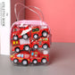 6-Piece Pull Back Car Model Set - Fire Truck Taxi Mini Vehicles