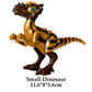 Jurassic Dinosaur Building Blocks Set - Raptor and T-Rex Figure Bricks