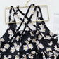 Girls Daisy Print Sleeveless Slip Dress - Summer Flower Look