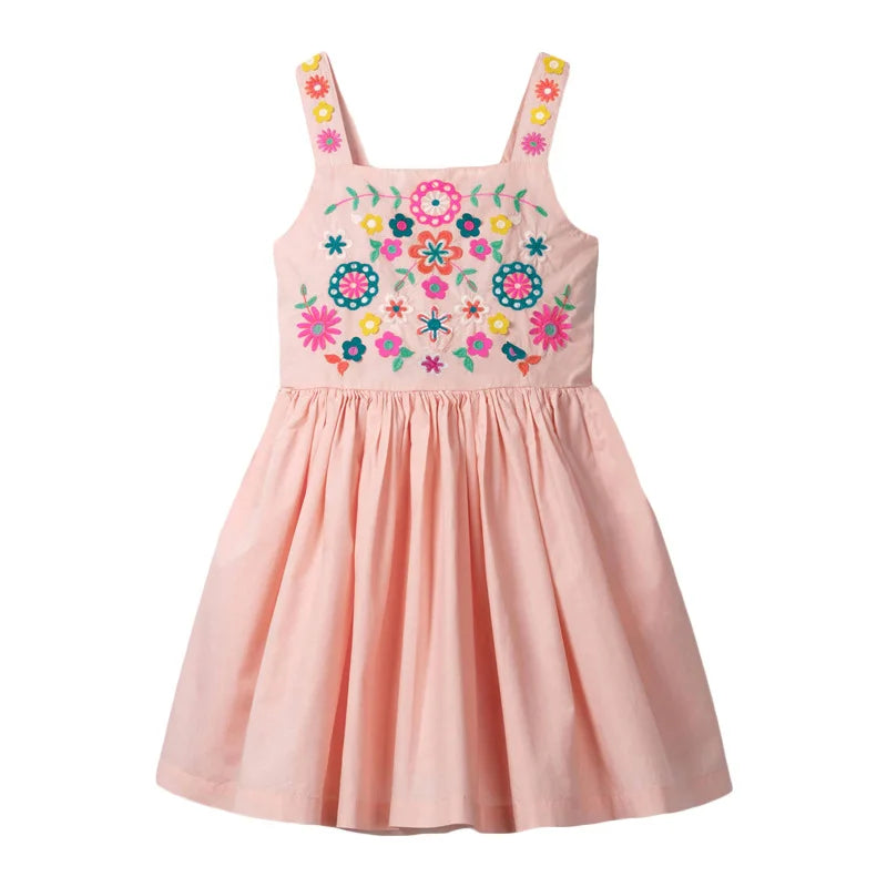 Baby Girls Cotton Summer Dress - Lovely Toddler Style