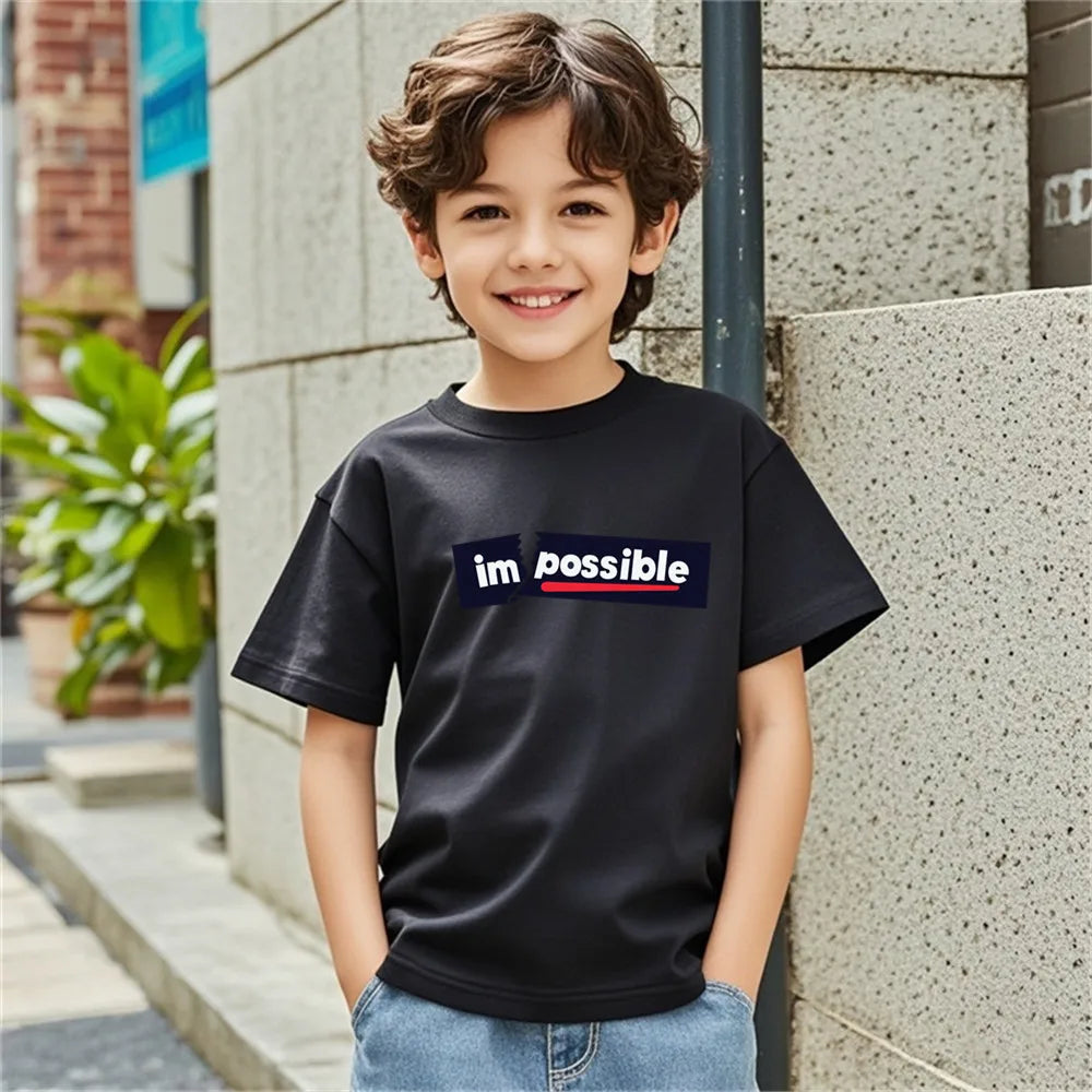 Teen Boys Headphone Print T-Shirt - Cotton Blend DJ Graphic Tee