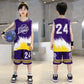 Boys Quick-Dry Basketball Suit - Sleeveless Top and Shorts Set