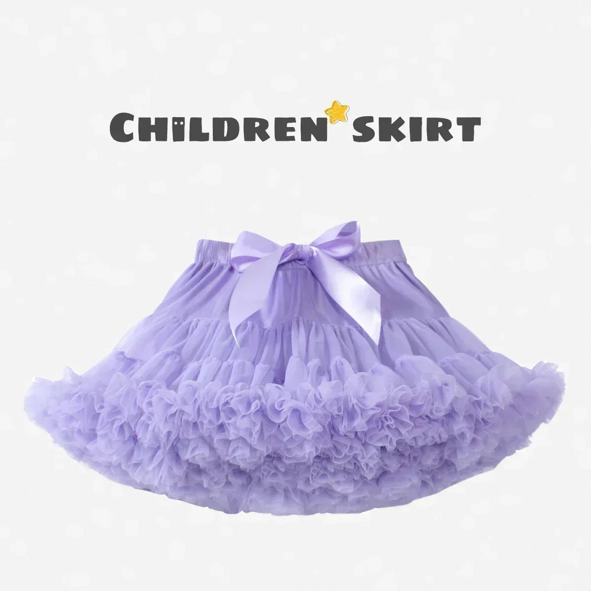 Girls Fluffy Tulle Tutu Skirt for Parties and Ballet