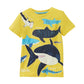 Boys Luminous Dinosaur T-Shirt - Cotton Animal Graphic Tee