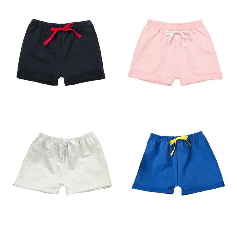 Baby Kids Cotton Beach Shorts - Soft Summer Sports Pant