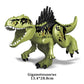Jurassic Dinosaur Building Blocks Set - Raptor and T-Rex Figure Bricks