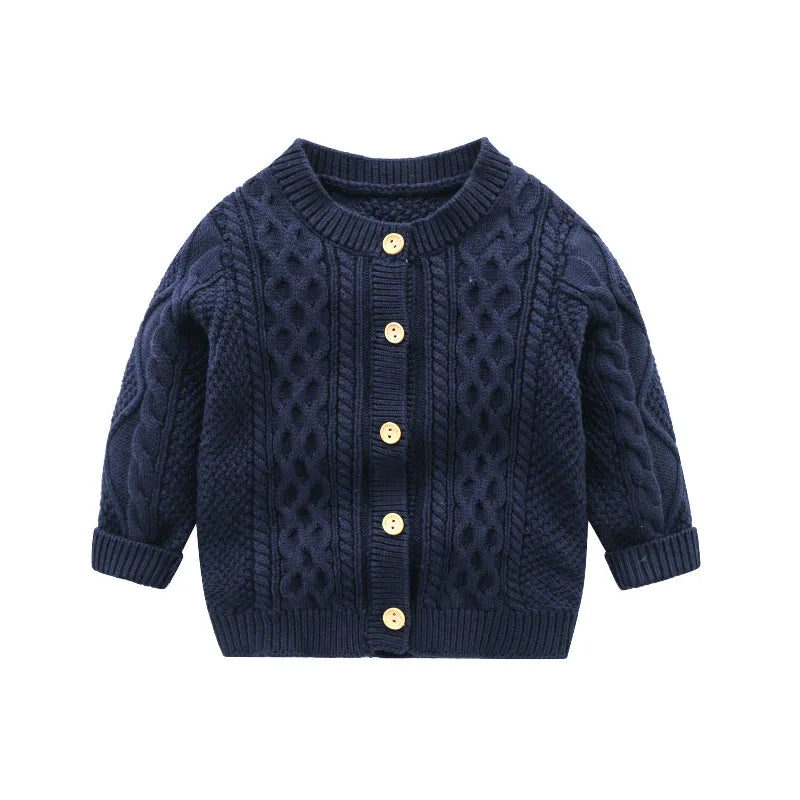 Baby Boys Cardigan Sweater - Spring School Outfit Layer