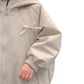 Teen Girls Bow Hooded Windbreaker - Long Sleeve Zip Jacket