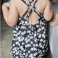 Girls Daisy Print Sleeveless Slip Dress - Summer Flower Look