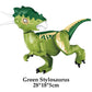 Jurassic Dinosaur Building Blocks Set - Raptor and T-Rex Figure Bricks
