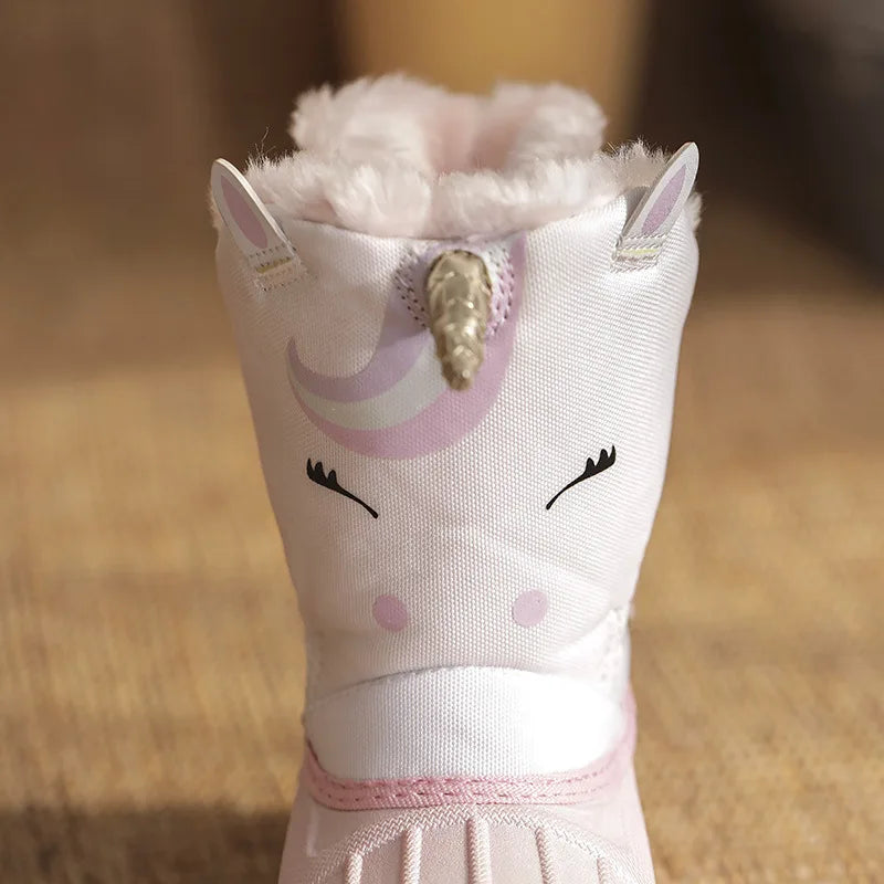 Kids High Top Warm Waterproof Snow Boots