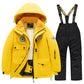 Kids Waterproof Windproof Ski Suit - Warm Snow Play Coat