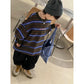 Boys Striped Long Sleeve T-Shirt - Loose Spring Autumn Top