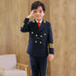 Boys Pilot Uniform Suit - Formal Jacket and Pants Costume