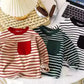 Baby Striped Long Sleeve T-Shirt - Warm Casual Autumn Top