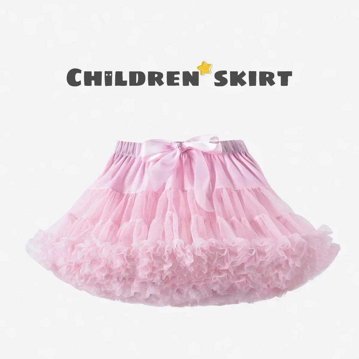 Girls Fluffy Tulle Tutu Skirt for Parties and Ballet