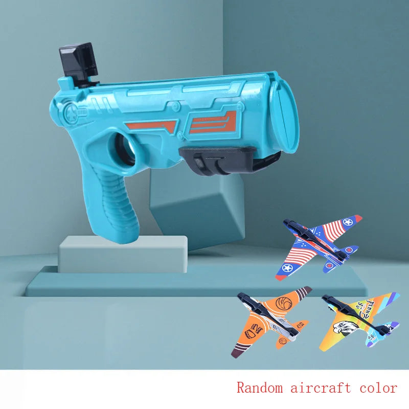 Kids Ejection Aircraft Shooting Game - Outdoor Parent-Child Toy