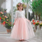Girls Lace Top and Long Skirt Summer Outfit Set